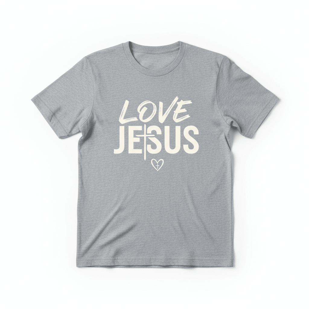 Love Jesus T-Shirt - Inspirational Faith-Based Graphic Tee